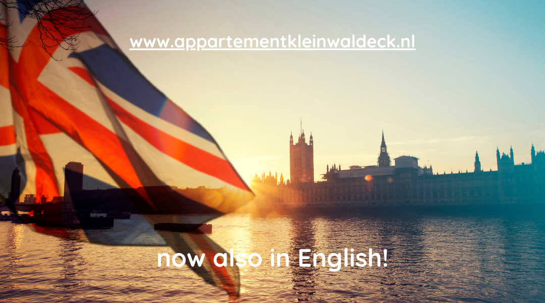 Onze website nu ook in het Engels!