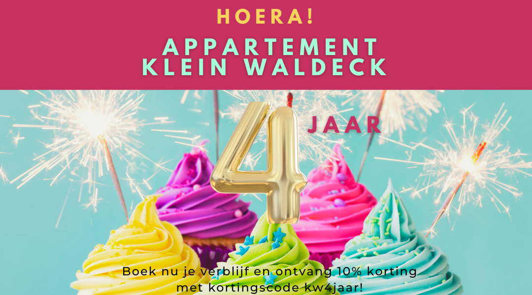 Appartement Klein Waldeck 4 jaar